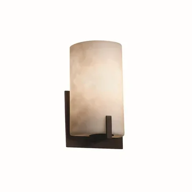 Justice Designs Clouds One Light Wall Sconce in Dark Bronze – CLD-5531-DBRZ