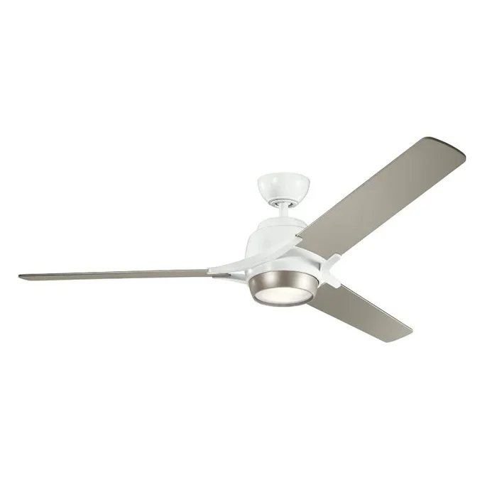 Kichler Zeus KLF-ZEUS-60-WHT Ventilator 1x10W/LED 3000K 1116 lm IP20