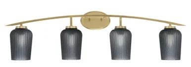 Kurve Four Light Bath Bar (3724-NAB-4252)