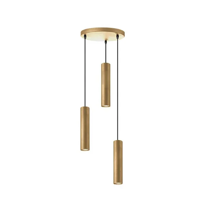 Label51 – Goldene Hängelampe Ferroli 3x GU10