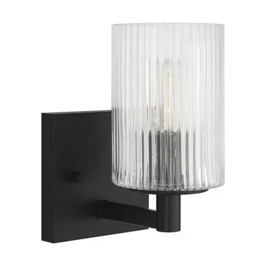 Lando One Light Wall / Bath Sconce (GLV1041MBK)