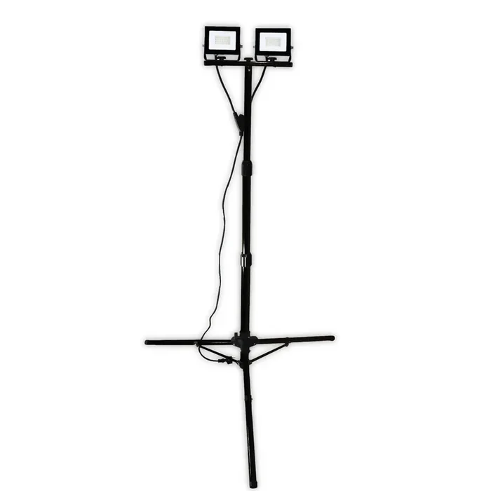 LED Arbeitstrahler mit Stativ Boston 2x 20 W 4000K neutralweiß IP44