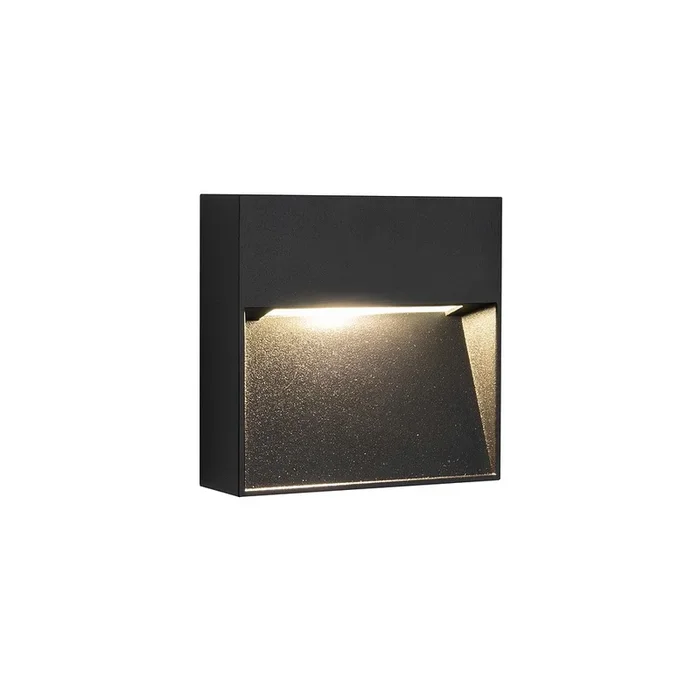 LED Au�enwandleuchte ARCA STEP, 3,2W, 3000K, 348lm, IP65, schwarz