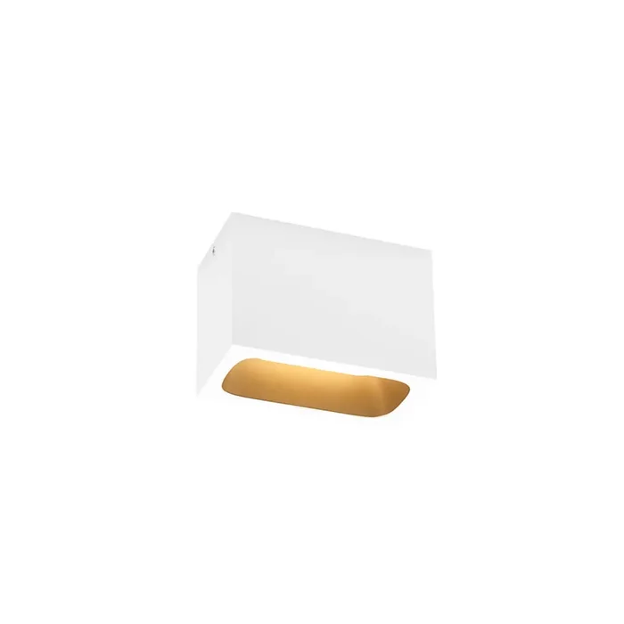 LED Deckenleuchte PIRRO OPAL CEILING SURF 2.0 LED, 2-flammig, 2700K J 7W 220-240VAC DIM , IP20, wei� matt, gold
