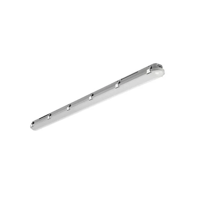 LED Feuchtraum-Wannenleuchte HUMID ONE, IP65 IK08, Multipower, schaltbar, PC / ABS, grau, 149cm, 29-51W 4000K 6900lm 117�