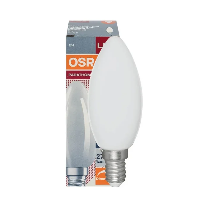 LED-Filament-Lampe E14 PARATHOM DIM RETROFIT CLASSIC B Kerzen-Form 5,5W matt 806lm 2700K