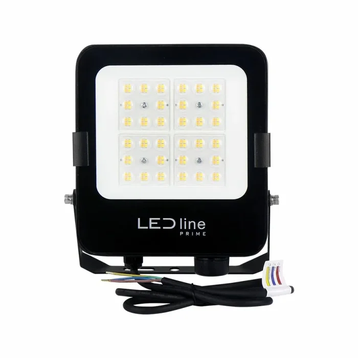 LED line PRIME LED Fluter Außenstrahler Schwarz IP66 30W 4200lm CCT 3000K/4000K/5000K 120°
