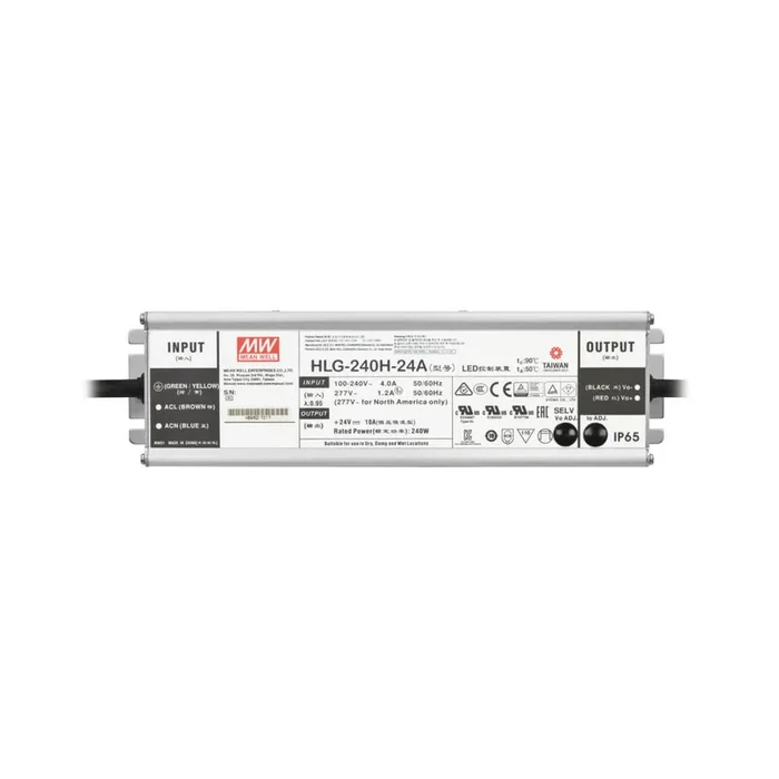 LED-Netzteil, HLG 24V-DC, 120 – 320W, Aluminiumgehäuse