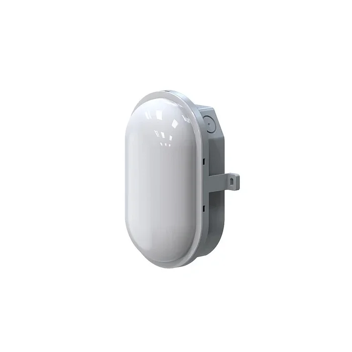 LED Ovalleuchte ZELLA NEO SENSOR CCT, IP54 IK08, mit HF-Sensor 6,6/4,8W (multi) 3000/4000K (CCT) 800/620lm 120�, grau /opal