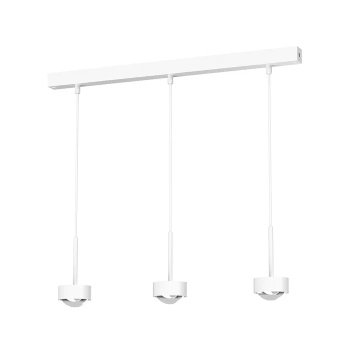 LED Pendelleuchte PUK MINI CHOICE LONG ONE, 3-flammig, Down, 24W 2700K, CRi 90, ohne Linse, wei� matt