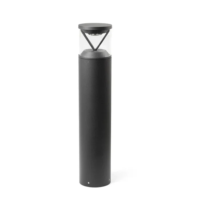LED Pollerleuchte RUSH 800 360�, 20W, 3000K, IP65, dimmbar DALI, dunkelgrau