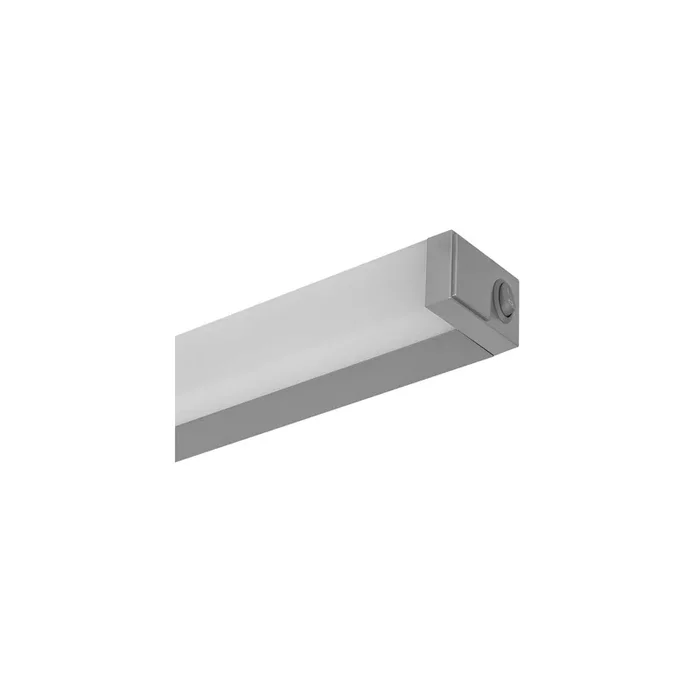 LED Spiegelleuchte mit Schalter silber 88 cm 13W 3000K warmweiß