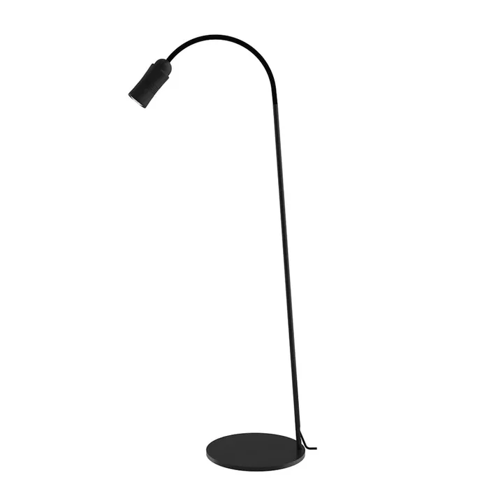 LED Steh- und Leseleuchte NEO! FLOOR (NV), 14W 2700K 25-65� (variabel), CRi 90, mit Flexarm, schwarz matt