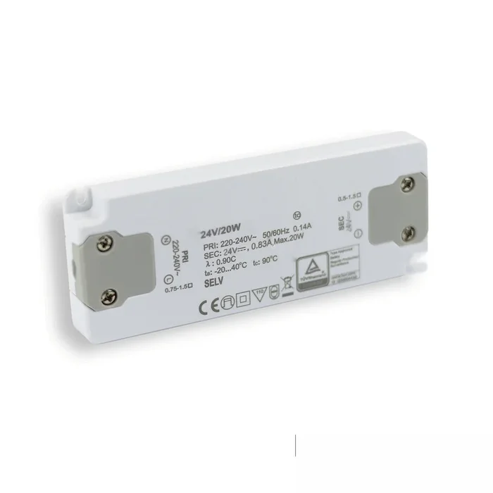 LED Trafo 24V/DC, 0-20W, ultraslim, IP20