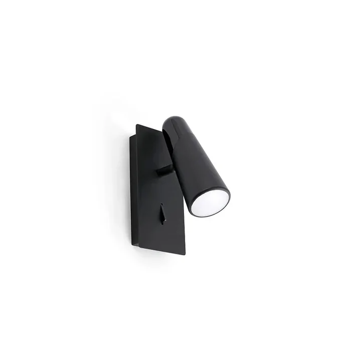 LED Wandleuchte LAO 4W, 3000K, IP20, schwarz matt