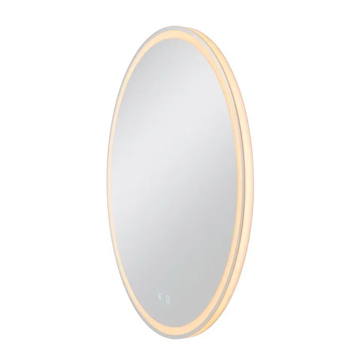 LED Wandspiegel TRUKKO 80, 23W, 3000/4000/6500K, 1100/1130/1210lm, CRI90, IP44, chrom