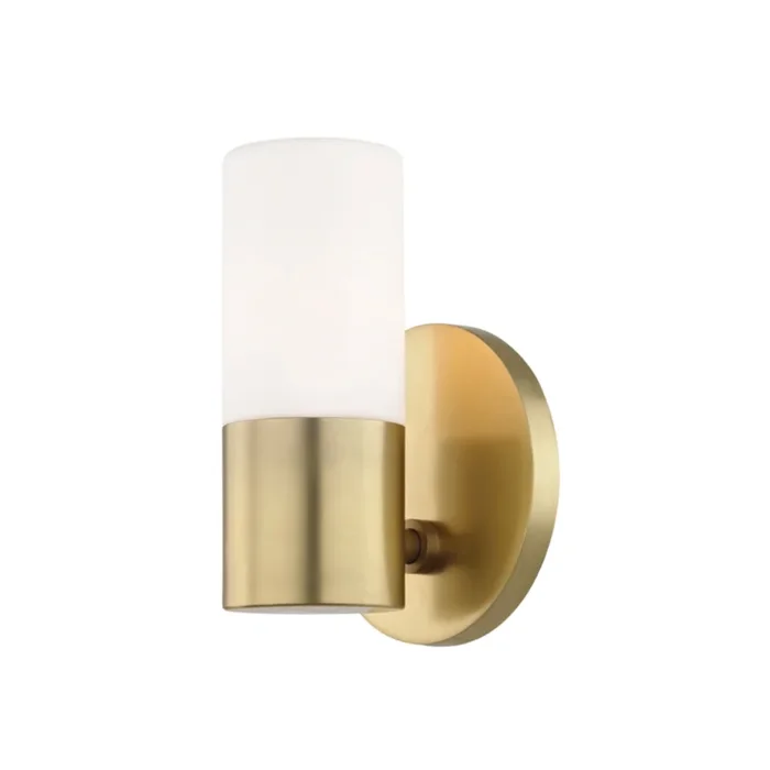 Lola 1-Light Wall Sconce in Aged Brass 4.75L x 4.75W x 6.75HH196101-AGB