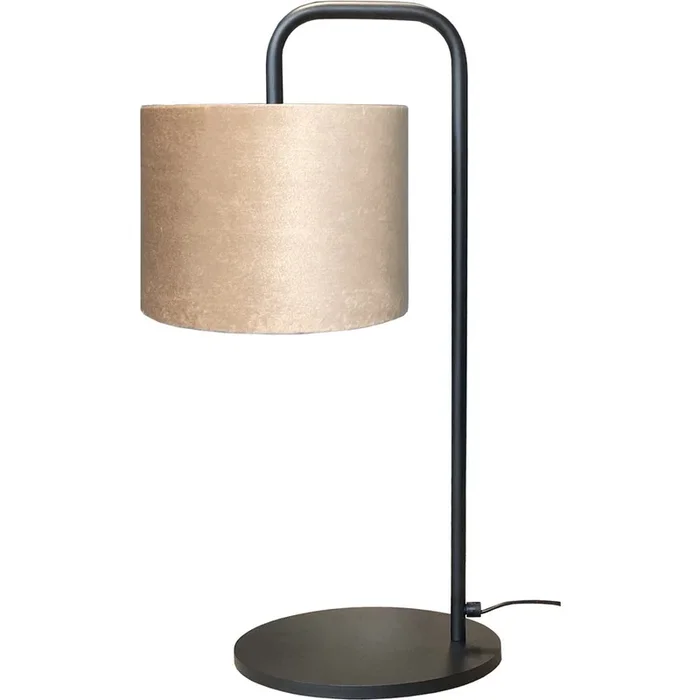 Masterlight – Tischlampe Venus mit sandfarbenem Lampenschirm