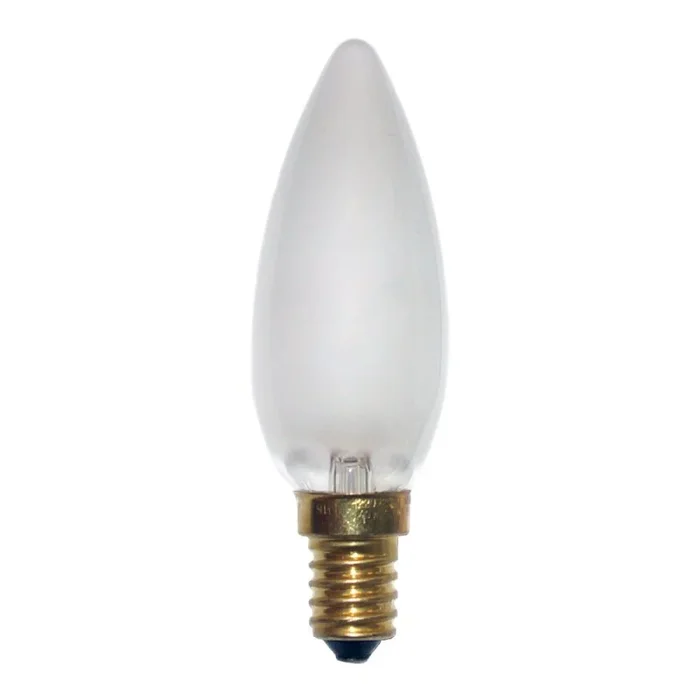 Merkur Glühbirne Kerze 40W E14 matt 110V Glühlampe warmweiß dimmbar Sonderspannung