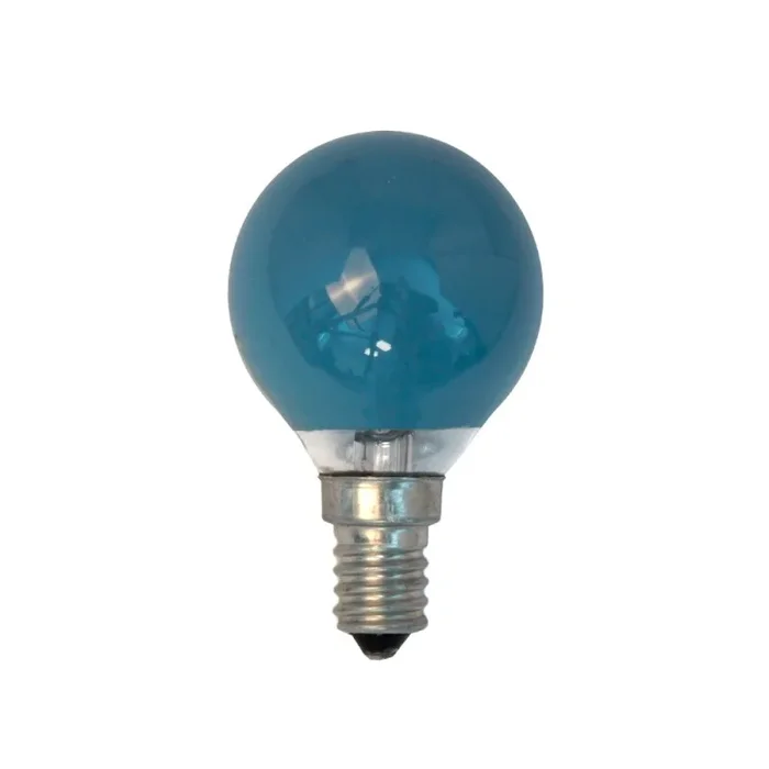 Merkur Glühbirne Tropfen 25W E14 Blau Glühlampe 25 Watt Glühbirnen Kugel
