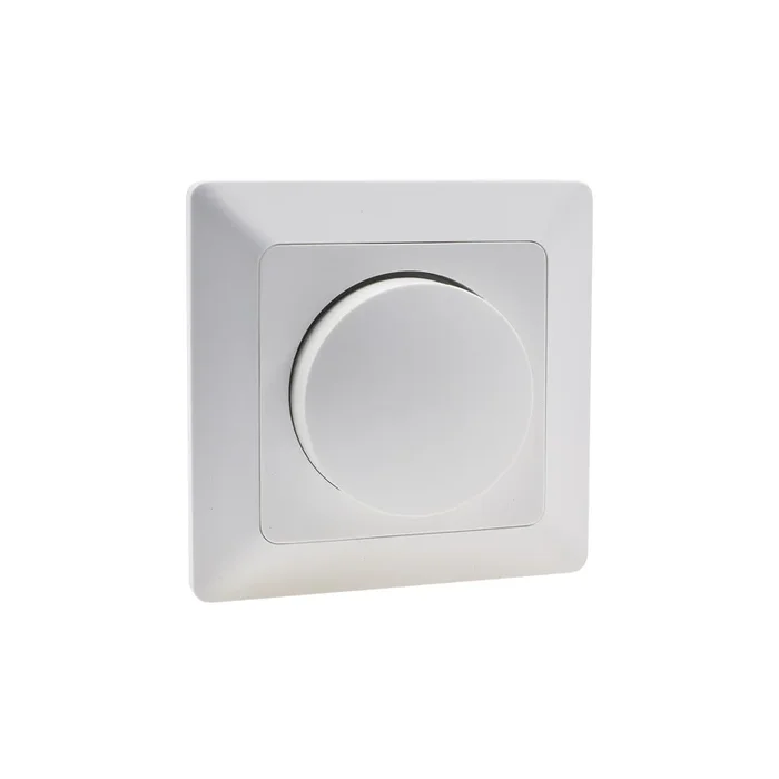 MILOS Dimmer für LED Lampen weiß matt 250V~/ 3-60W, inkl. Rahmen, UP