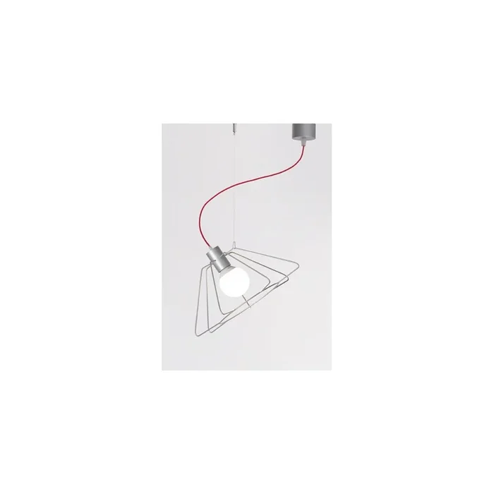 minimalistische Pendelleuchte Miki Drahtgestell 60 cm