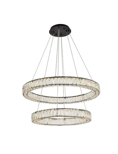 Monroe LED Chandelier (3503G32BK)