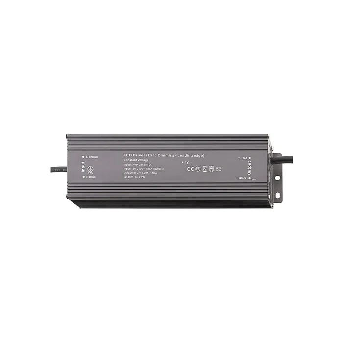 Netzteil POWERLINE TRIAC OUTDOOR, 360W, 24V, 8,3A, IP66, 276x78x47mm, IP66, schwarz
