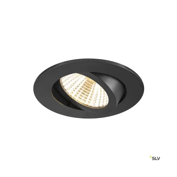 NEW TRIA® UNIVERSAL 68, Deckeneinbauleuchte, 2500/3000/4000 K, 38°, IP 20, rund, schwarz