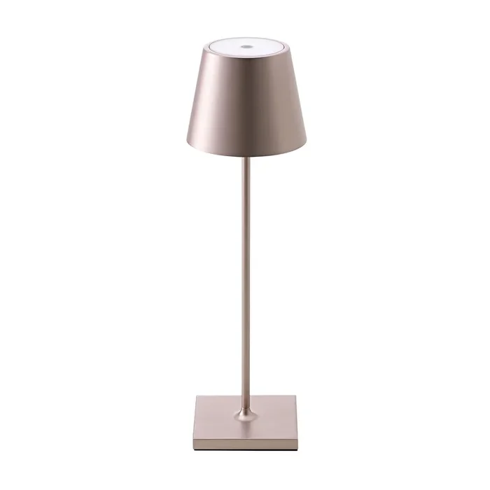 Nuindie LED Akku Tischleuchte Außentischleuchte IP54 rosegold Flex Mood