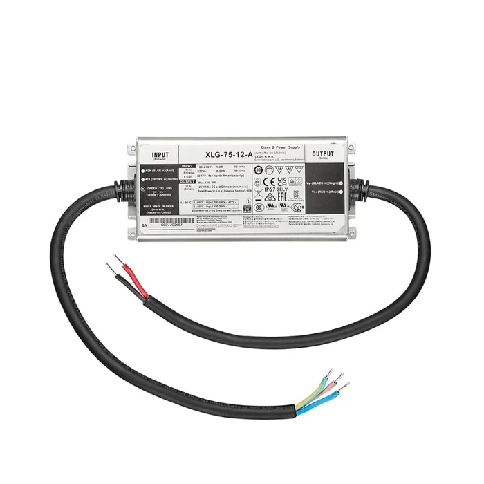 Outdoor LED Betriebsger�t EL-60-12V IP67, 100-431 V, sek. 12V DC Konstantspannung, max. 60W, On-Off