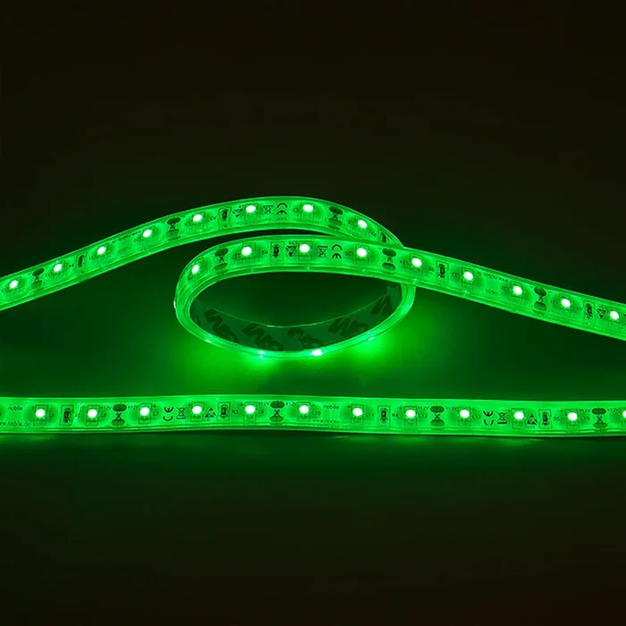 Outdoor LED Strip Flexible LED SMD 3528, IP67, 12V, 4.8W/m, GR�N, 200cm, dimmbar