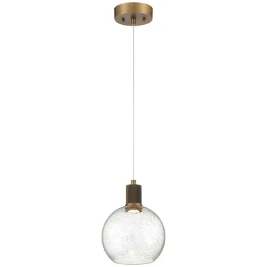 Port Nine Burgundy LED Pendant (63142LEDD-ABB/SDG)