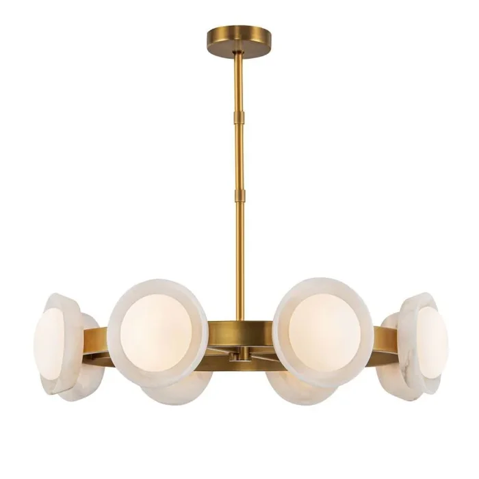 Quintiesse Alonso QN-ALONSO8-VBS-AR Kronleuchter 1x28W/LED 3000K 1130lm IP20