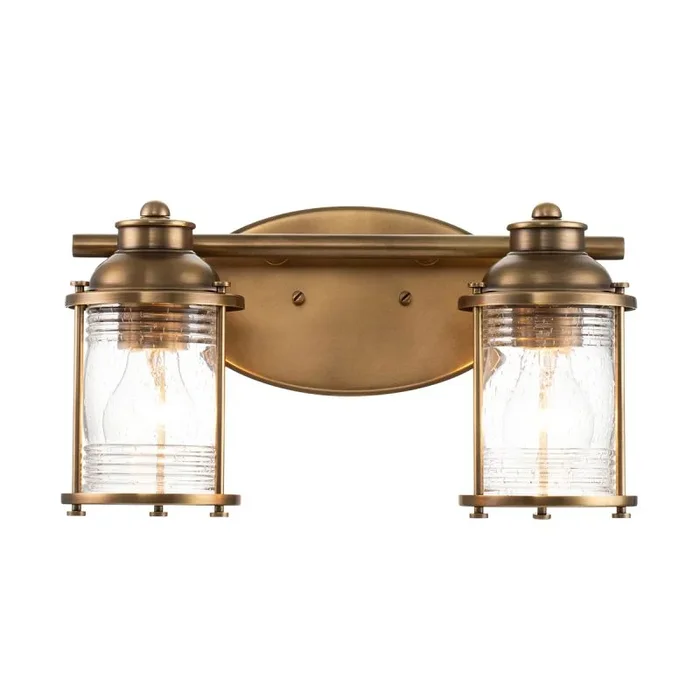 Quintiesse ASHLAND BAY QN-ASHLANDBAY2-NBR-BATH Wandleuchte 2x60W/E27 IP44