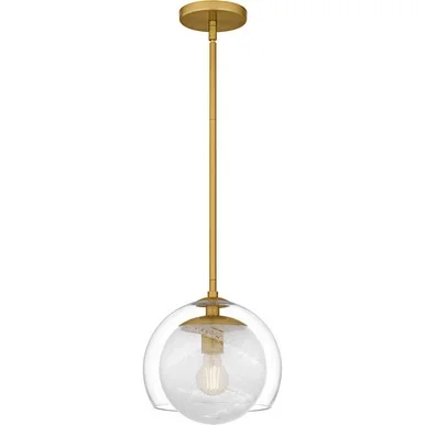 Quoizel Quoizel Piccolo Pendant One Light Mini Pendant in Brushed Gold – QPP6774BRG