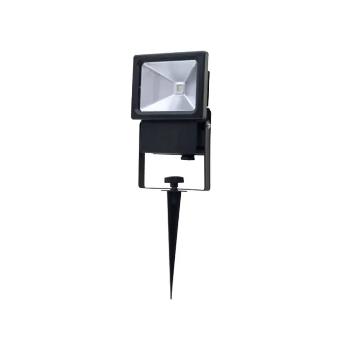 Ritos LED’s Garden LED RGB Strahler Farbwechsel mit Erdspieß 10W schwarz