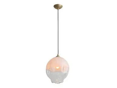 Sonoma Ave. One Light Pendant (HF8142-BB-WH)