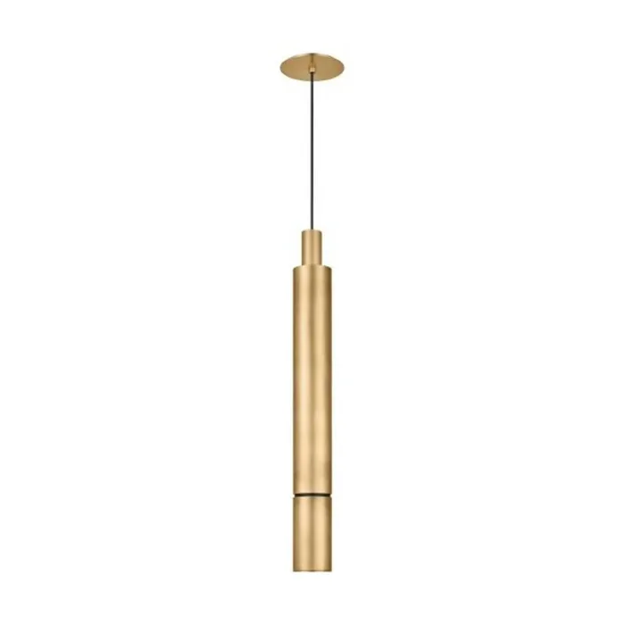 Sottile X-Large Pendant Line-Voltage Pendants/Suspension 1-Light LED 2700K Natural Brass by Mick De Giulio700TDSOT27NB-LED927