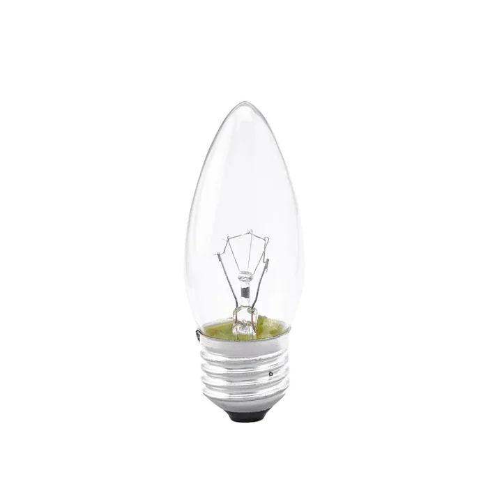 Spectrum Glühbirne Kerze 25W E27 klar Glühlampe 25 Watt Glühbirnen warmweiß dimmbar