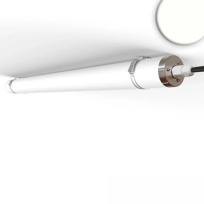 Spezial-LED Linearleuchte HIGH PROTECTON, IP69K IK10, 150cm, food safe, ammoniak-resistent, durchverdrahtet, 48W 4000K 180�