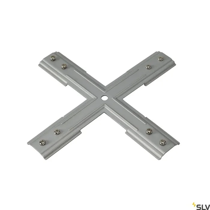 STABILISATOR X-VERBINDER, für Hochvolt 1Phasen-Aufbauschiene, nickel matt