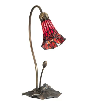 Stained Glass Pond Lily One Light Accent Lamp (188683)