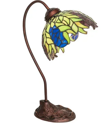 Tiffany Honey Locust One Light Desk Lamp (247919)