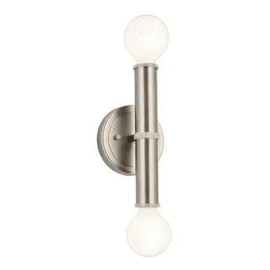Torche Two Light Wall Sconce (55159NI)