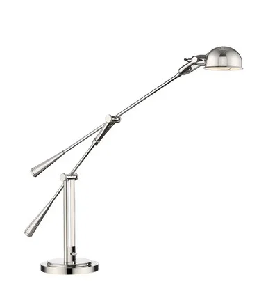 Z-Lite Grammercy Park One Light Table Lamp in Polished Nickel – 741TL-PN