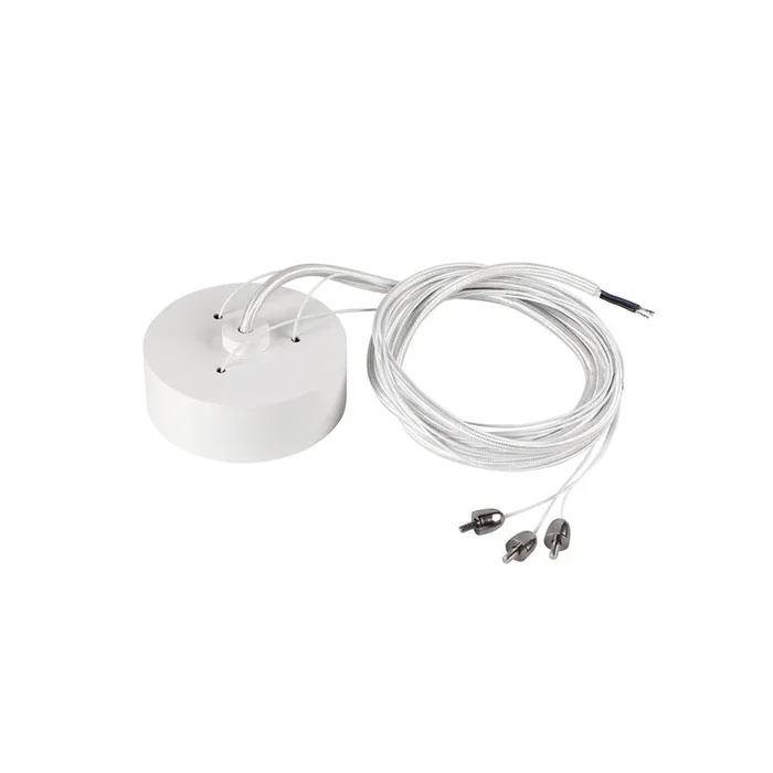 Zubeh�r f�r LED Wand- und Deckenleuchte DECONA – Abh�ngeset, wei�