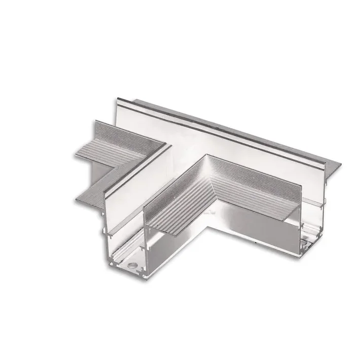 Zubeh�r f�r NV-Trockenbauschiene TRACK48 – T-Schiene horizontal, nicht stromf�hrend, wei�